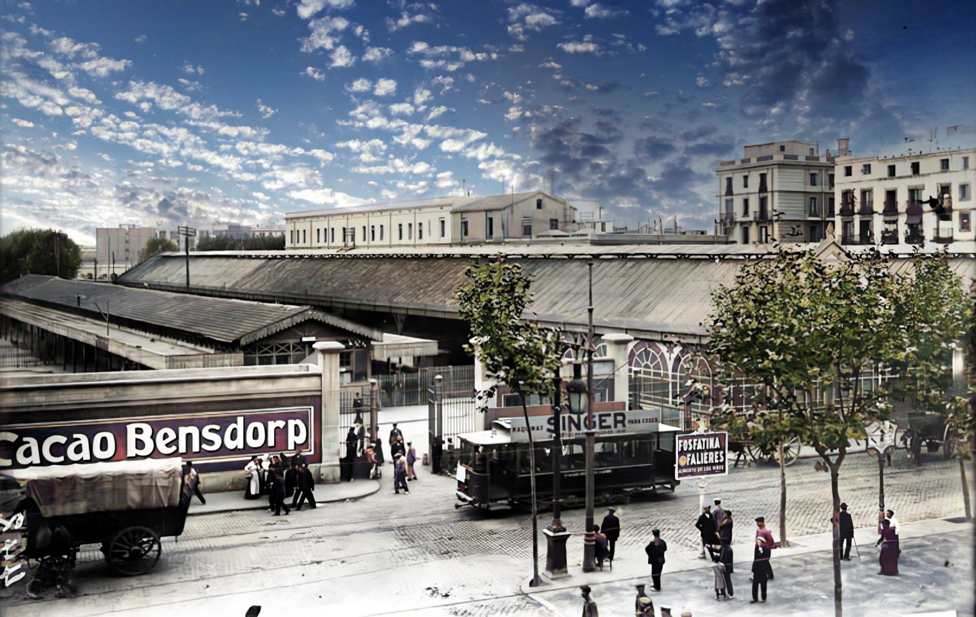 LA LINEA DE FERROCARRIL BARCELONAMATARÓ La Barcelona de antes