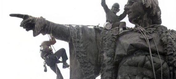 historia del monumento a Colón de Barcelona.