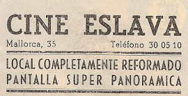 Cine Eslava Barcelona