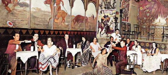 tablao cafe concert Villa Rosa, Barcelona.