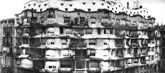 casa Milá, la pedrera, de Gaudi