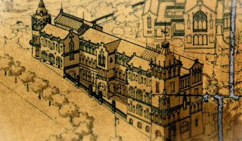 Pabellón del Pensionado en el Hospital de Sant Pau