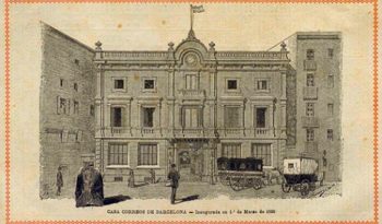las primeras sedes de Correos de Barcelona