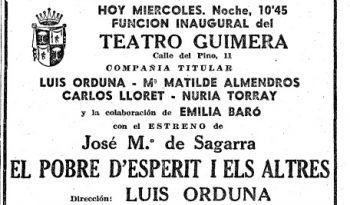 teatro Guimerà, Barcelona