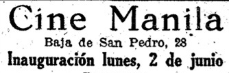 CINE MANILA, BARCELONA